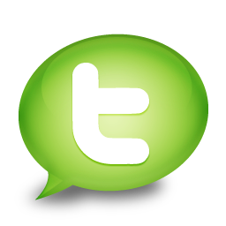 Twitter Green Icon 256x256 png